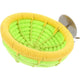 Handmade cotton rope bird breeding nest hatching house parrot nest cage buji parrot long tailed parrot canary love bird (yellow)