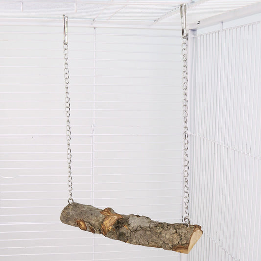 Pet bird swing, parrot cage toy, long tailed parrot, natural wooden swing toy, cockatoo, love bird, canary, small macaw