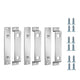 3 Sets Bird House Hanger Bracket, Rust Proof Galvanized Steel Bird House Kit, Stable Mounting Bracket with Screws for Securing and Stabilizing Bird Houses Nesting Boxes Feeders