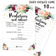 5 PCS Draw Baby Shower Games, Boy or Girl Gender Reveal Party Game - Baby Shower Party Activities Supplies - Can You Guess