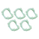 5Pcs Halloween Dentures Simulated Glow in The Dark Halloween Vampires Fake Teeth for Masquerade Werewolf Cosplay