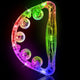 Light Up Toys Handheld Musical Flashing Tamborine Autism Toys Party Supplies for Birthday Anniversaries Gifts for Kids Adults Teens
