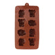 Cute Animal Silicone Baking Molds Bakeware for Halloween Theme Chocolate, Muffin Cups, Ice Cube, Soap, Wafer, Cake, Bread