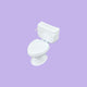 2 Pieces Mini Toilet Seat Toy Doll House Furniture Miniature Classic Bathroom Baby Toilet Toy Tiny Cake Topper Bathroom Furniture