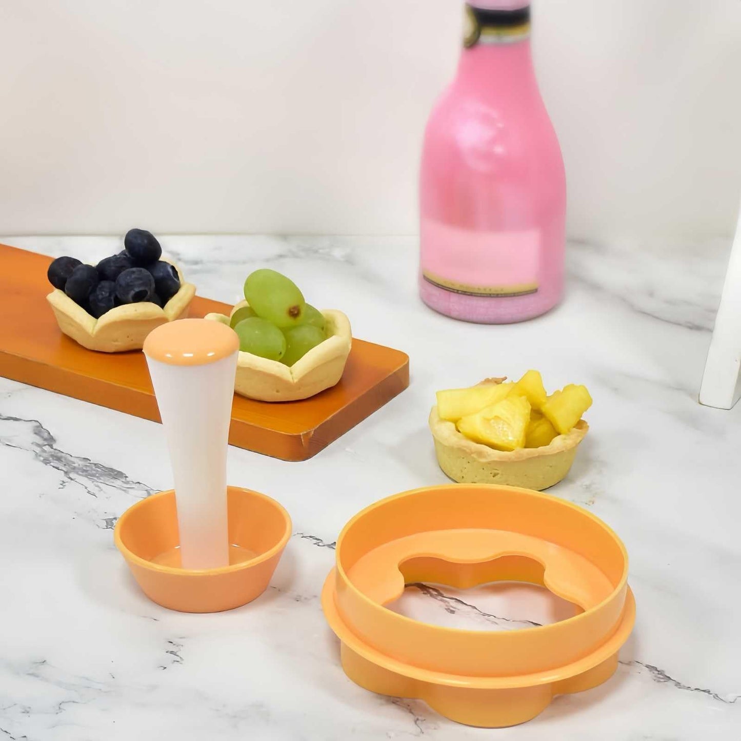Egg Tart Molds, Mini Tart Shells, Dough press,Mini Pie Crust, DIY Cake Tart Pan Mold baking tools for Mini Egg Tart Shells,Pastry
