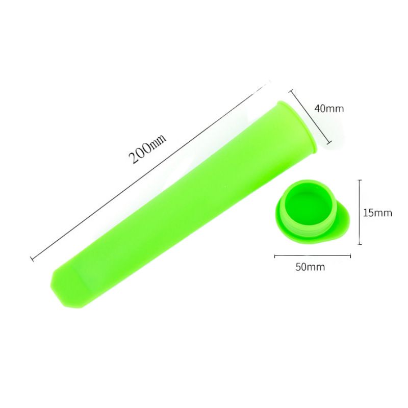 Set of 6 Popcical Mold, Popsicle Molds, Silicone Ice Pop Molds with Lids, Reusable Ice Cream Maker Molds, Random Color
