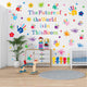 Kids Wall Decals Classroom Decals Colorful Inspirational Quotes Wall Stickers Motivational Sticker Splatter Handprint Wall Decals
