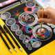 Spiral Art Gear Geometric Ruler Spiral Circle Template for Drawing Plastic Template Ruler Drawing Toys Spiral Curve 28pcs