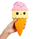 6 Inches Squishies Jumbo Slow Rising Cute Squishies Ice Cream Cone Cake Scented of Decompression Toys Stress Relief Kid's Toys