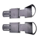 2Pcs Rowing Machine Pedals Portable Universal Practical Easy to Install Elliptical Machine Pedals Foot Pedals for Home Workout