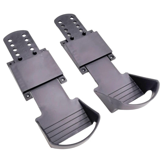 2Pcs Rowing Machine Pedals Portable Universal Practical Easy to Install Elliptical Machine Pedals Foot Pedals for Home Workout