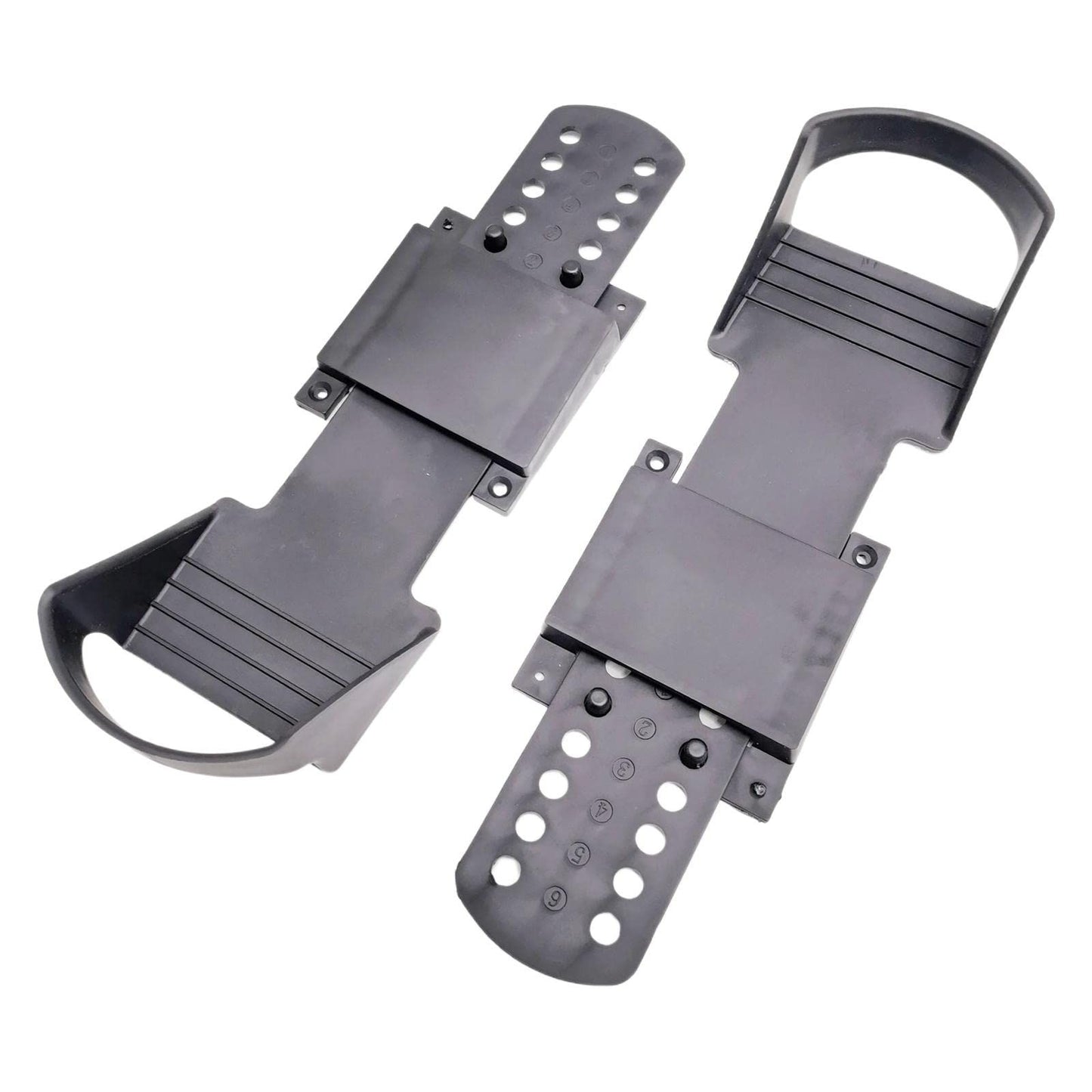 2Pcs Rowing Machine Pedals Portable Universal Practical Easy to Install Elliptical Machine Pedals Foot Pedals for Home Workout