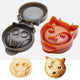 Classic Mini Hand Pie Molds Fox & Owl Shape for Children Party, One Press Forest Animal Autumn Cottage Pie Set, Pack of 2