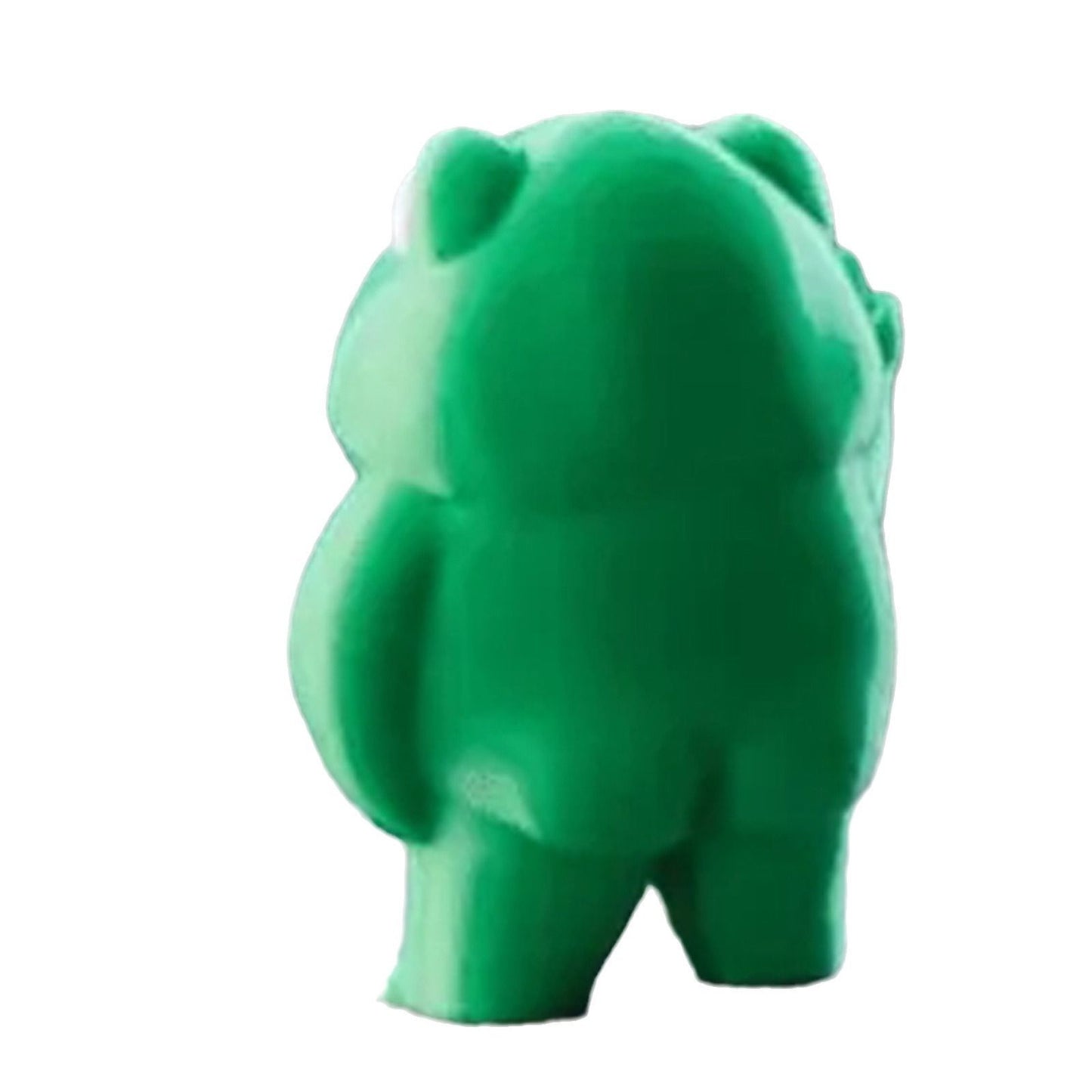 Rebellious Frog Figurine, 3.3 Inch Cute Frog The Finger Statue, Frog Garden Statue Outdoor Frog Decor (1 PC)