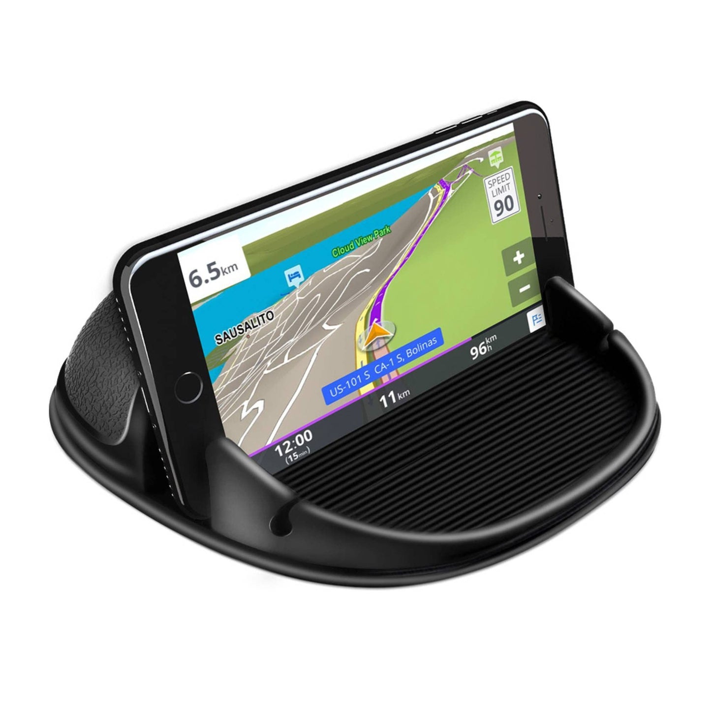 Car Phone Holder, Car Phone Mount Silicone Car Pad Mat for Various Dashboards, Slip Free Desk Phone Stand Compatible