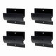 Heavy-Duty Ladder Hanger-Wall Mount Ladder Hooks for Ladder Storage-Wheelbarrow Hangers for Garage Wall-4 Pack