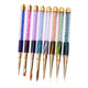 8pcs Rhinestone Handle Nail Pen Nail Art Liner Brush Nail Art Pens Glitter Nail Brushes Gradient Nail Painting Pen Nail Painting