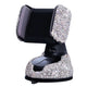 Cell Phone Holder, 360°Adjustable Phone Mount with One More Air Vent Base, Crystal Car Interior Decoration