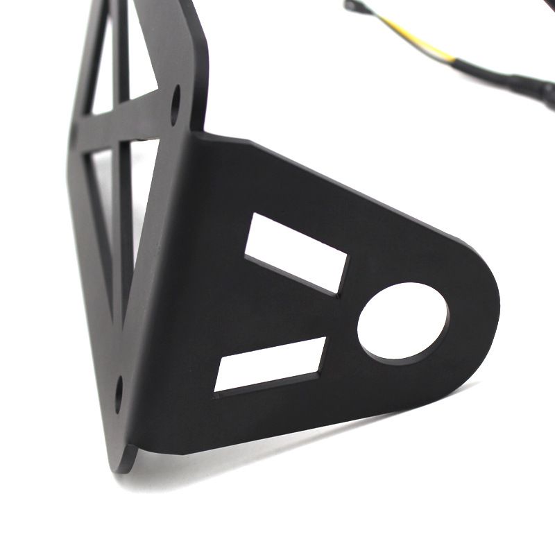 Motorcycle Registration Plate Compatible with Custom Side Mount License Plate Bracket Holder Modifie