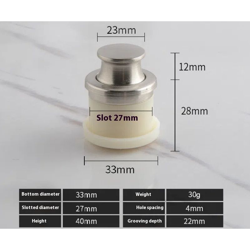 Hidden Embedded Furniture Handles Adjustable Spring Shake Knobs Invisible Handles Pulls and Knobs Cabinet Door Handles 5 pcs