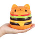 4.5" Squishies Jumbo Slow Rising Squishie Cat Hamburger Bread Toy they are cute and soft with scented