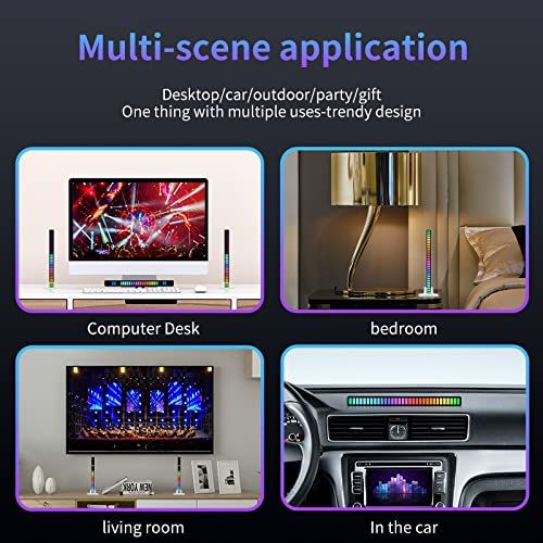 Ambience Sound Activated Light, Sound Control Light, Sound Pickup Light, Voice-Activated Pickup Music Rhythm Light Office, Gaming
