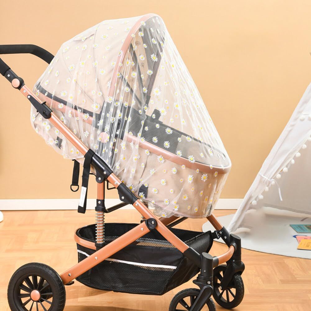 Reliable Baby Stroller Mosquito Net Baby Stroller Full Cover Mosquito Net Print Stroller Mosquito Net for Strollers