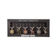 Bread and Butter (3) Snowflake and (3) Reindeer Wie Glass Charms - 6 Pack - Mekamart Australia