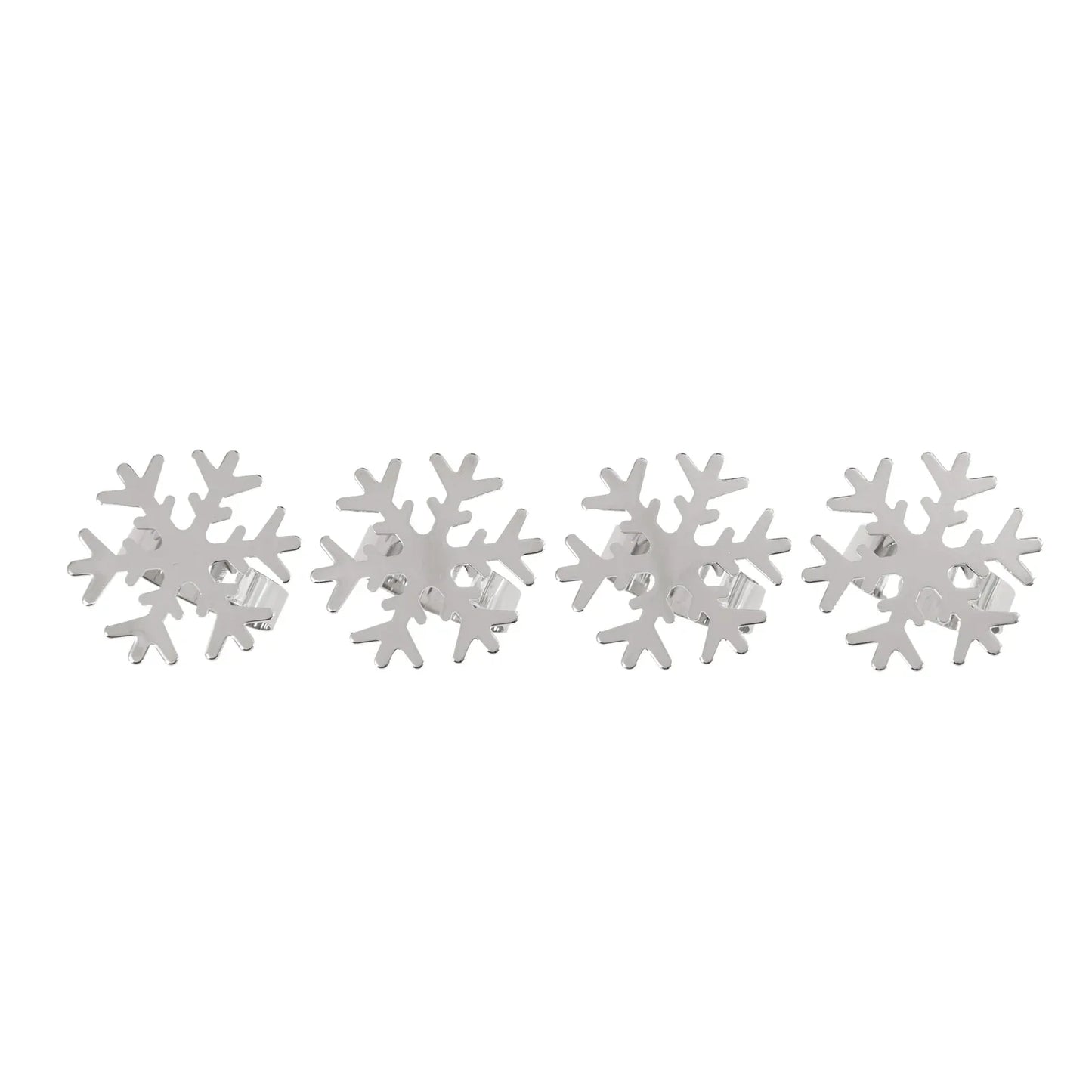 Bread and Butter Napkin Rings - Snow Flake - 4 Pack - Mekamart Australia
