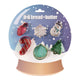 Bread and Butter Cookie Cutter - Globe, Flake, SnowMan, Cane, Sock, Tree - 6 Pk - Mekamart Australia