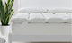 Royal Comfort Duck Feather and Down Mattress Topper 1800GSM Pillowtop Underlay - Single - White - Mekamart Australia