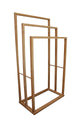Bamboo Towel Bar Holder Rack 3-Tier Freestanding for Bathroom and Bedroom - Mekamart Australia