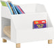 Kids Storage Bookcase 3 Compartments, White - Mekamart Australia