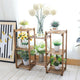 8-Tier Wooden Plant Stand Outdoor Indoor Garden Shelf - Mekamart Australia