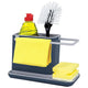 21cm Kitchen Sink Caddy Suction Sponge Soap Holder Organizer 13cm - Mekamart Australia