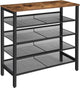 5-Tier Shoe Rack, Industrial Shoe Organizer Storage Bench - Mekamart Australia