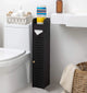 Toilet Paper Roll Holder for Bathroom (Black, 80 cm) - Mekamart Australia