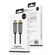 mbeat Tough Link 1.8m 4K/60Hz Display Port to HDMI Cable - Space Grey - Mekamart Australia