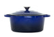 26cm Enamelled Cast Iron French Oven Casserole (4.7L) - Blue - Mekamart Australia