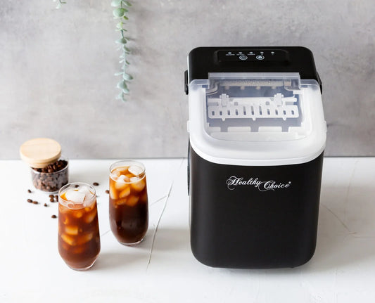 Ice Maker - Ready in 8 minutes, Up to 12kgs every 24 Hours - Mekamart Australia