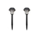 Lenoxx Wireless Solar-Powered Mosquito Killer Lamp (2-Piece, Black) - Mekamart Australia