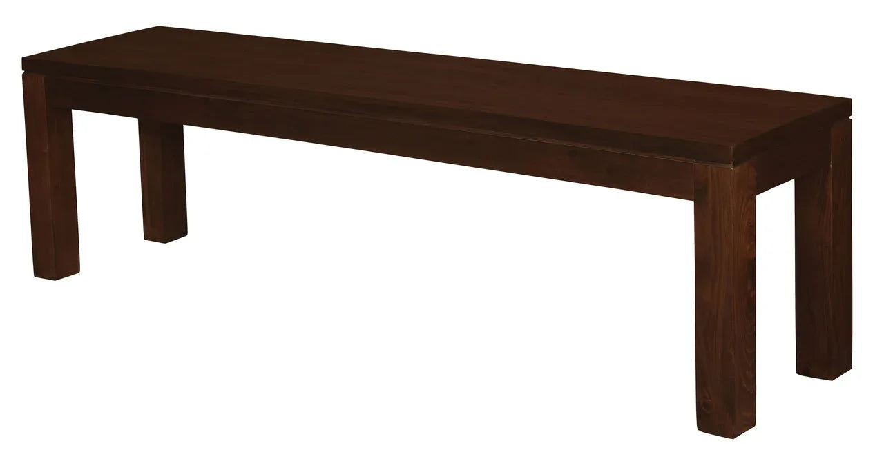 Tilda Solid Mahogany Timber Bench (Mahogany) - Mekamart Australia
