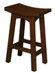 Tokyo Timber Kitchen Counter Stool (Mahogany) - Mekamart Australia