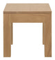 Amsterdam Solid Timber Lamp Table (Natural) - Mekamart Australia