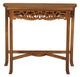 Jepara Carved Sofa Table (Light Pecan) - Mekamart Australia