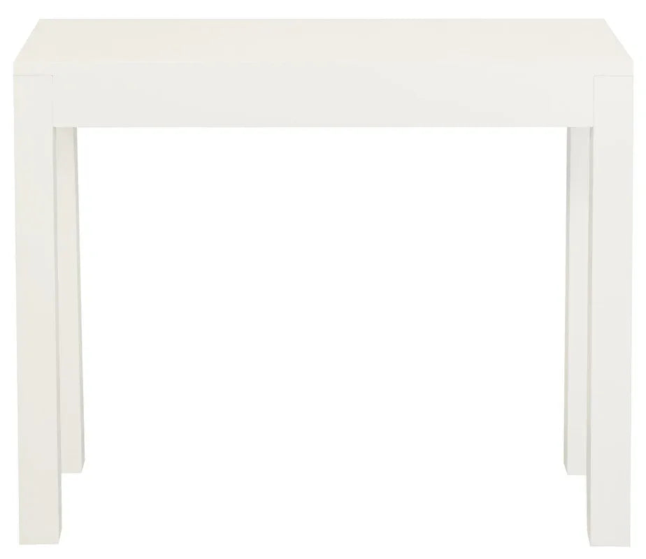Amsterdam 1 Drawer Sofa Table (White) - Mekamart Australia