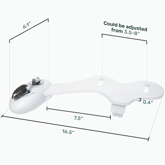Toilet Bidet Seat Spray Hygiene Water Wash Clean Sanitation Bathroom Attachment - Mekamart Australia