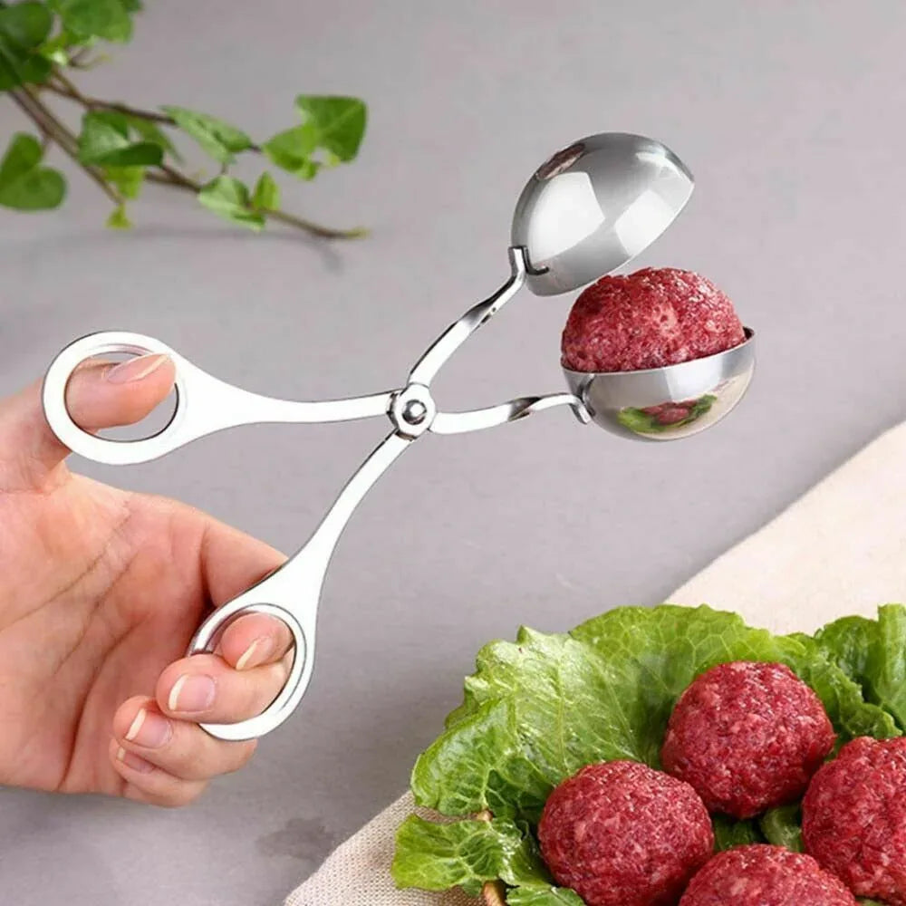 S Meatball Maker Spoon Kitchen Stick Utensil Baller Meat Stainless Steel AU - Mekamart Australia