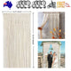 2m Heavy Duty Macrame Curtain Boho Woven Wall Hanging Window Doorway Wedding - Mekamart Australia