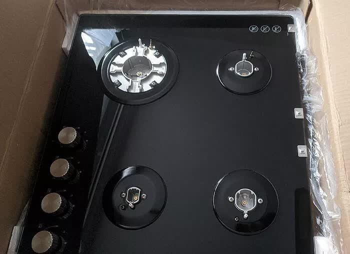 Gas Glass Cooktop 60cm Black - Mekamart Australia